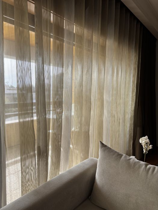 Cortinados em organza