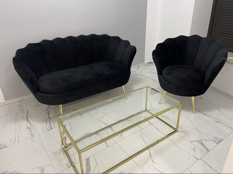 Sofa+ fotel Muszelka zestaw do pokoju Producent