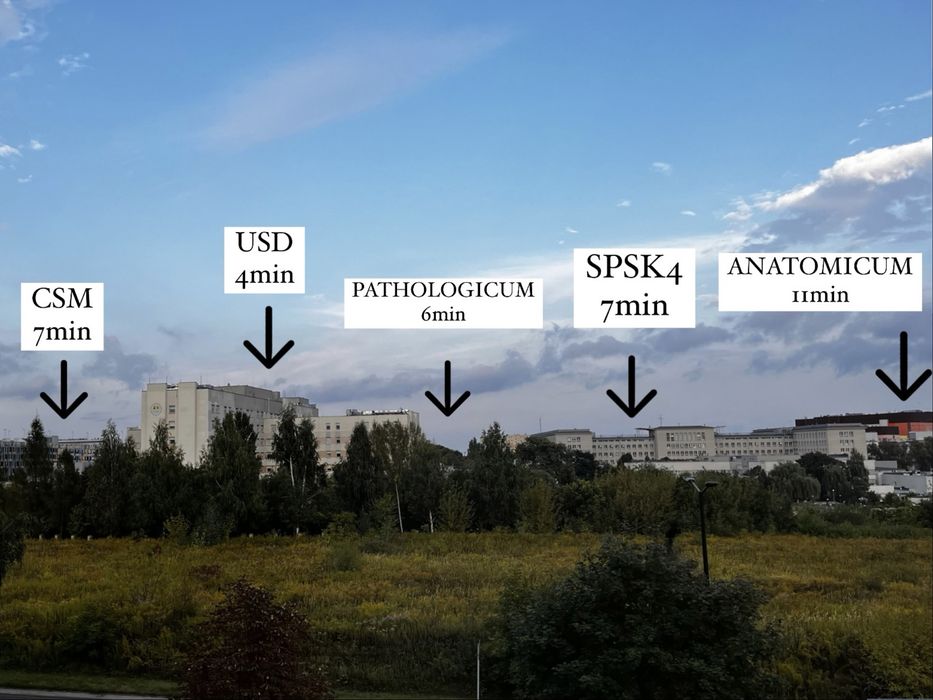 Mieszkanie organowa blisko umlub uniwersytet medycny chodzki trzy pokoje