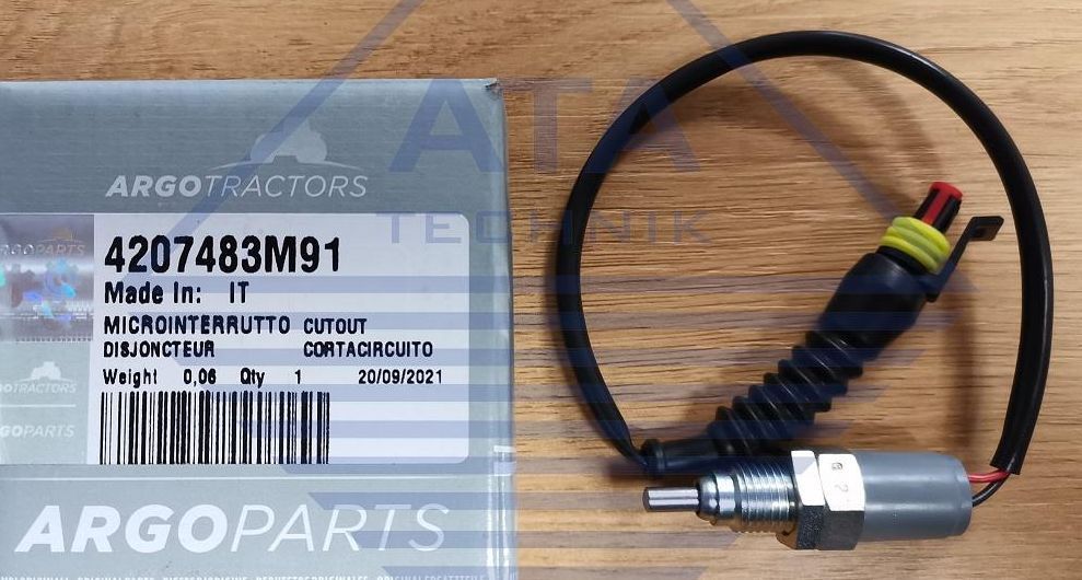 4207483M91 Czujnik położenia dźwigni PTO McCormick