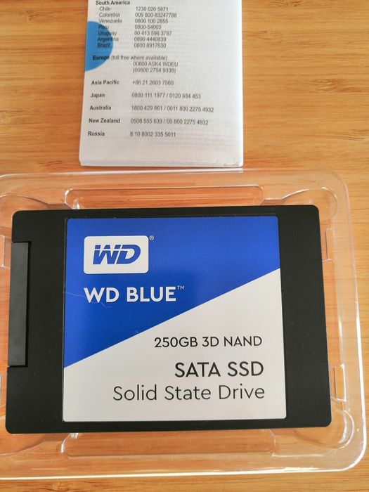 Internal SSD Disk 250GB64354230488961121