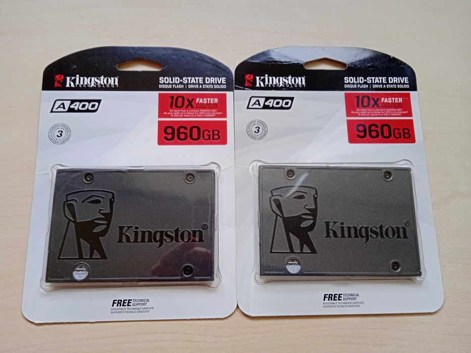 Discos SSD Kingston 240GB / 480GB / 960GB (Novos/Embalados)
