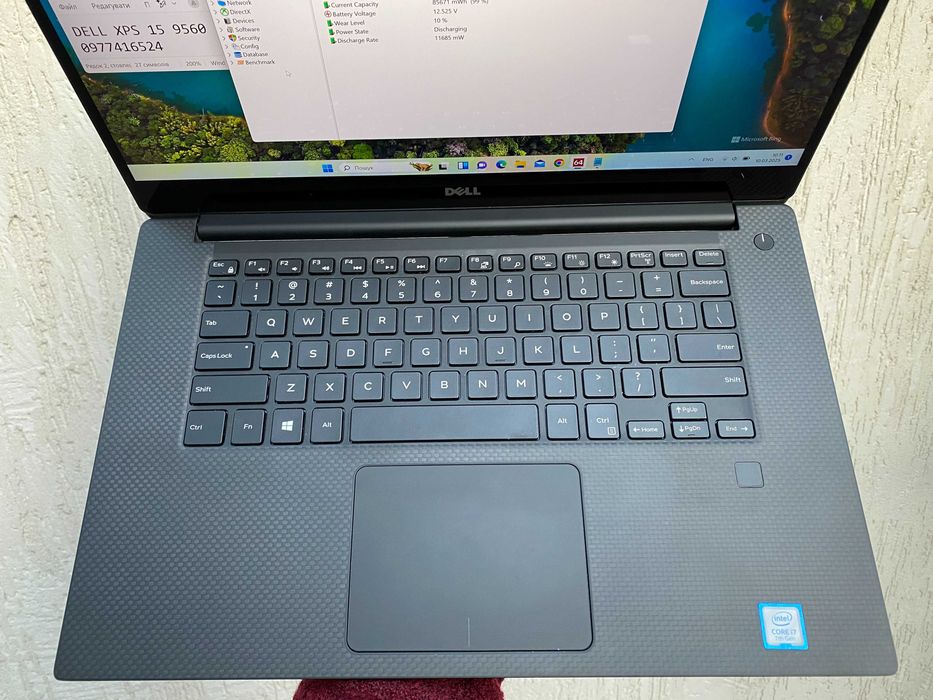 Преміальний ноутбук Dell XPS 15 9560 4K TOUCH i7 16/512 GTX 1050 4Gb