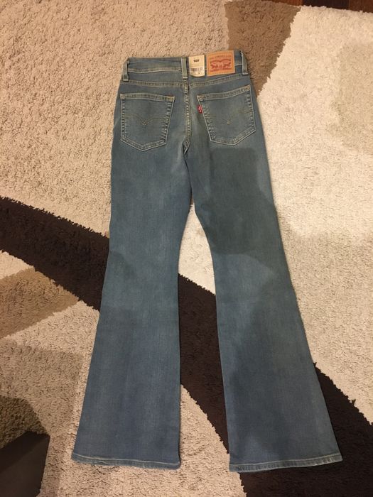 Spodnie jeans dzwony Levi’s 726 High Rise Flare 25x30