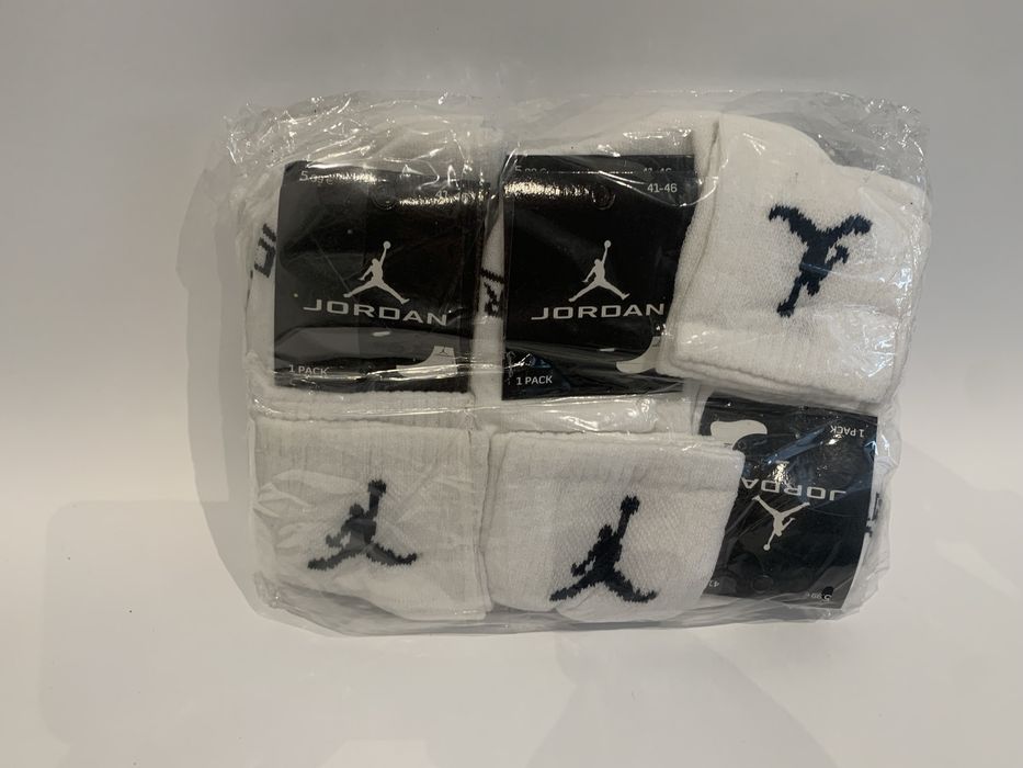 Skarpetki meskie Jordan biale 41-46