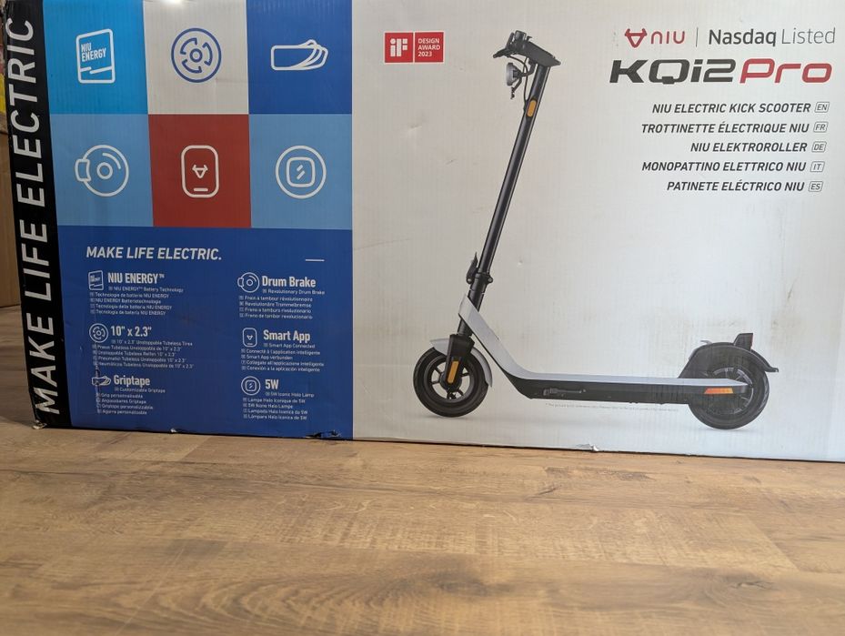 Trotinete elétrica NIU KQi2 Pro – Nova com garantia