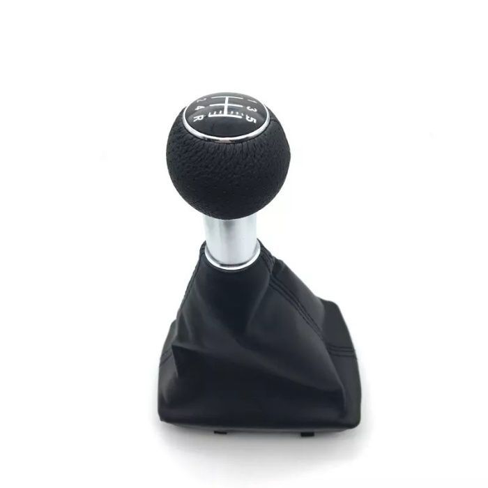 Moca manete de velocidades Audi A4 B6 e B7 nova com fole ( PELE)