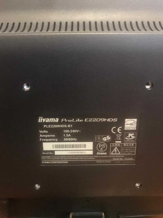 Monitor iiyama  prolite e2209hds