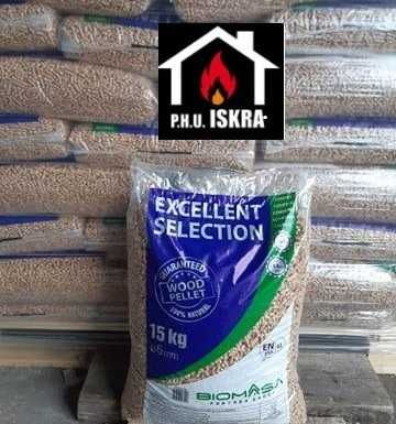 pellet EXCELLENT SELECTION pelet biomasa (pochodzenie - POLSKA) 1850