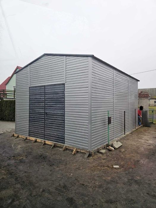 Garaż blaszak 5x6 Hala Magazyn Garaż blaszany 6x8 5x9 9x5 Producent