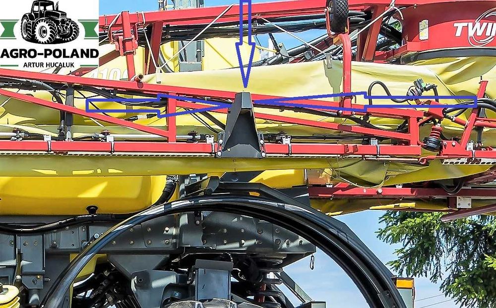 Обприскувач HARDI 4100 EVO - 165 см - 40 км/г - 1473 м/г - 24 м - 2015