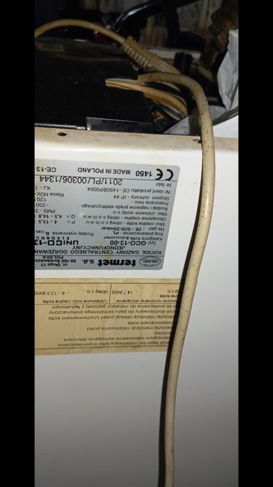 Piecyk NG tylko do podgrzewania wody