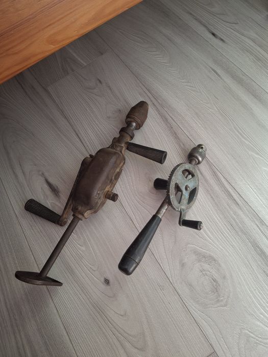 Wiertarki ręczne, stare, sprawne