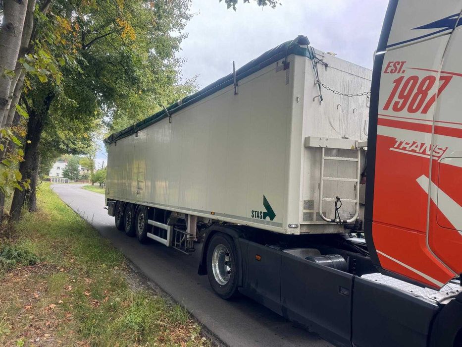 Naczepa ruchoma podłoga STAS 55 m3 zbożówka