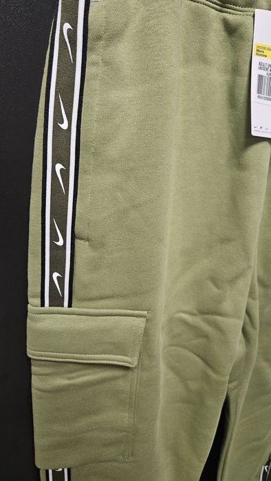 Nike spodnie s zielone meskie