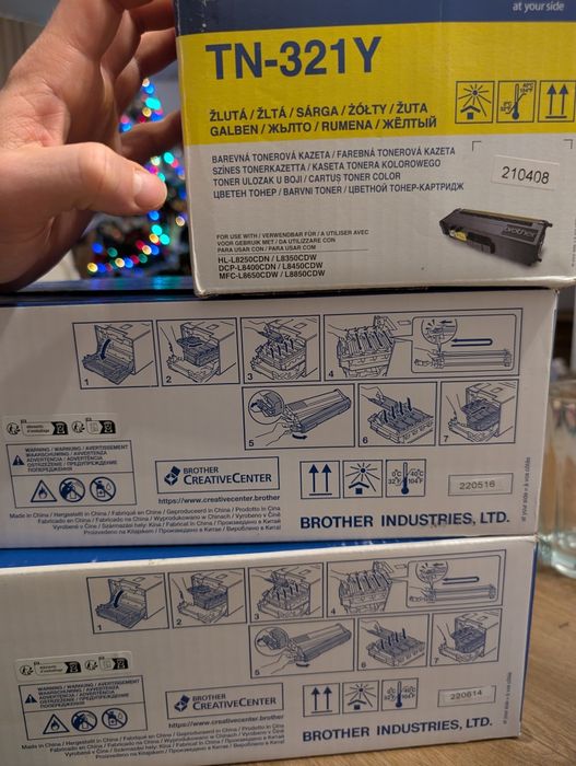 Kartridże Brother TN 321 C M Y orginalne outlet