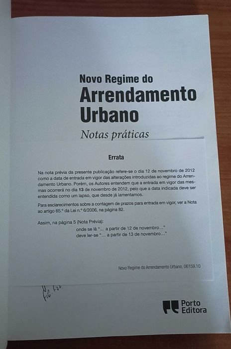 Novo Regime do Arrendamento Urbano - Notas práticas (2012)