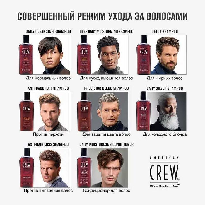 American Crew Daily Шампунь Зволожуючий / Очищуючий / Кондиціонер