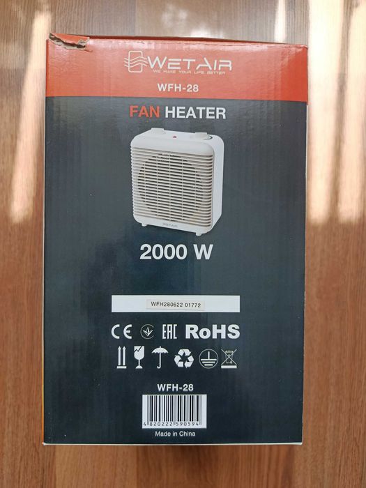 Тепловентилятор WETAIR WFH-28