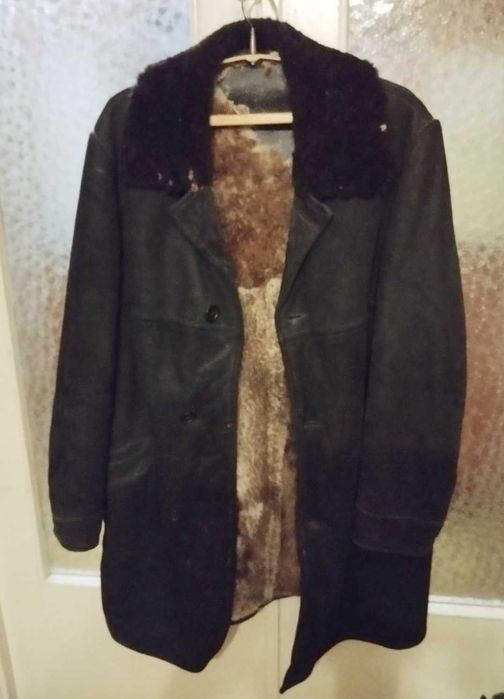 Кожух (дублянка, шуба) сільський автентичний етно-одяг 52 р.