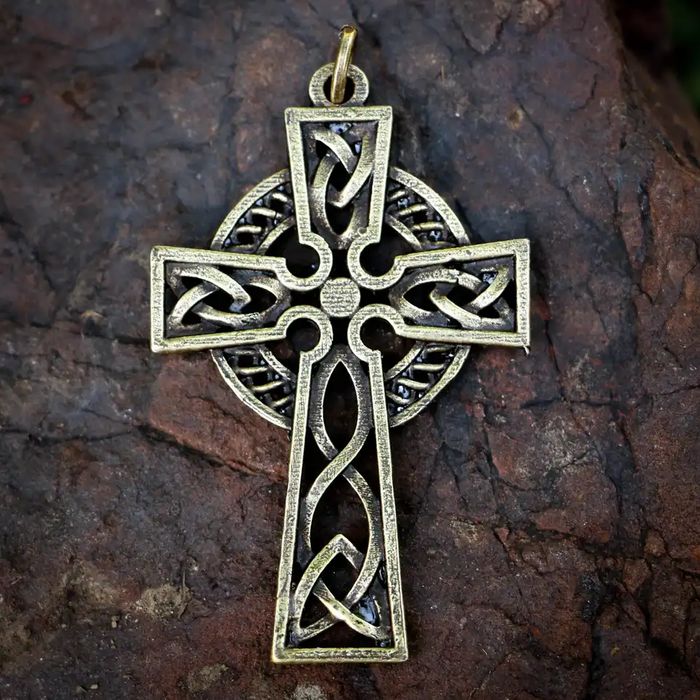 Amulet Krzyża Celtyckiego, Stop Cynku I Mosiądzu