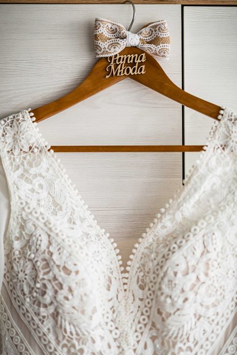 Suknia ślubna boho Anna Sposa Maryam + dodatki gratis