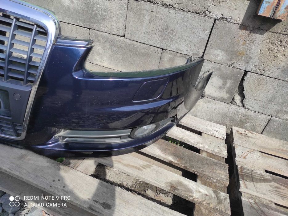 Audi A6 C6 LZ5D maska błotnik zderzak przedni Xenon S-Line lampa