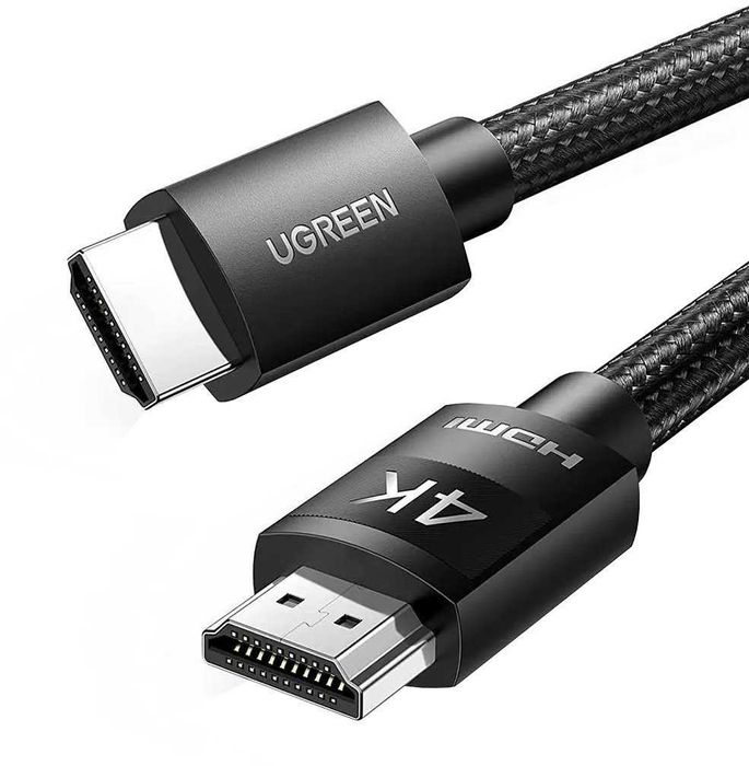 Кабель UGREEN HD119 4K HDMI Cable Male to Male Braided 1/2m (40101)