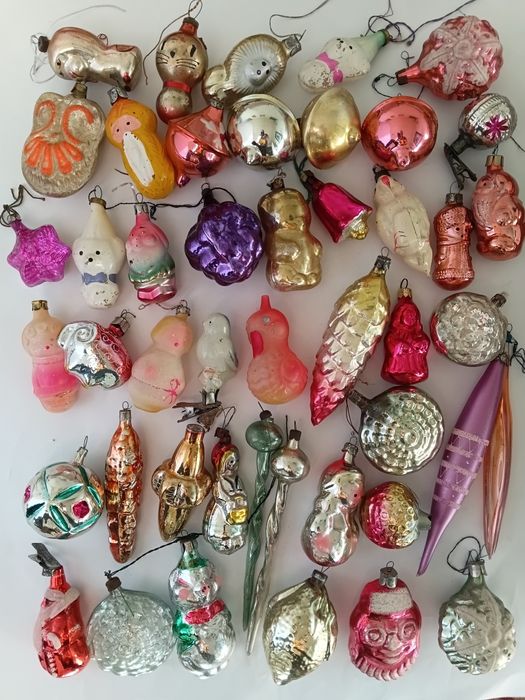 Елочние игрушки  ссср  малютка набор