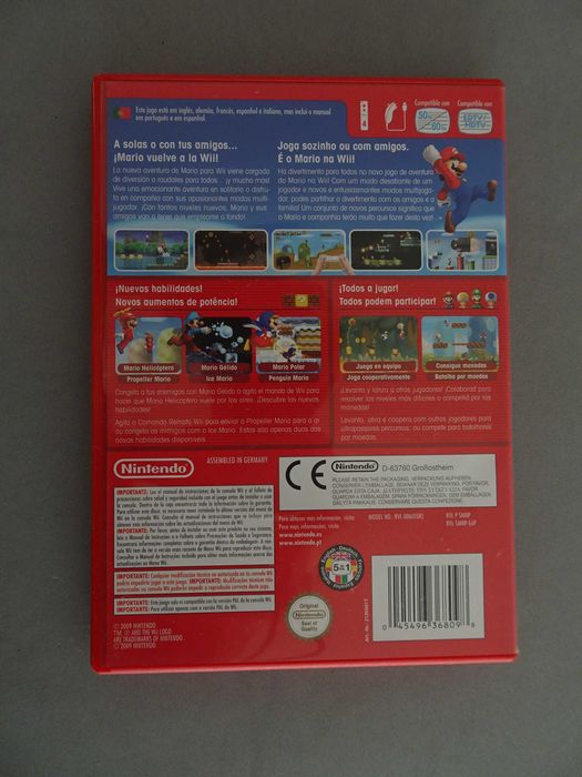 Jogo WII - New Super Mario Bros WII