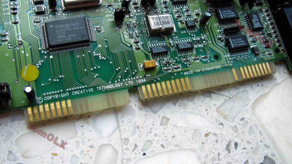 Zabytkowa karta muzyczna retro PC vintage Sound Blaster 16 - sprawna