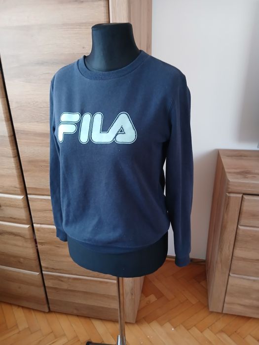 Granatowa bluza Fila rozmiar S bawelniana
