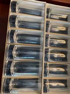 Conjunto de 6 copos de Whisky com água MOSER 330 ml - NOVO LUXO