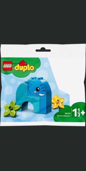 Конструктор LEGO ЛЕГО Duplo Мой первый слон 30333