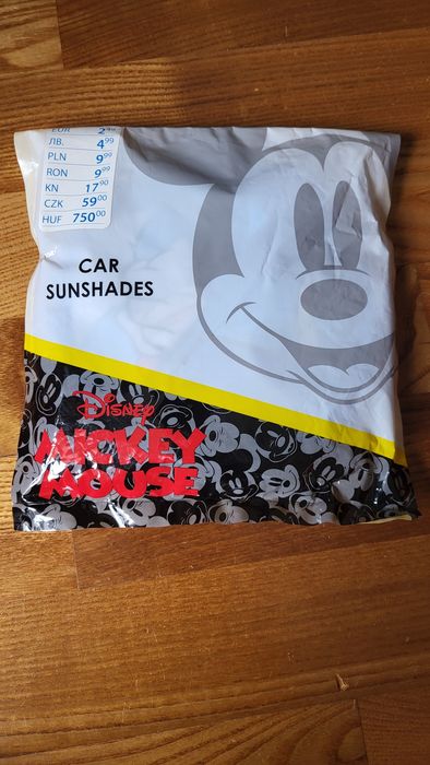 Osłonki przeciwsłoneczne. Mickey Mouse.