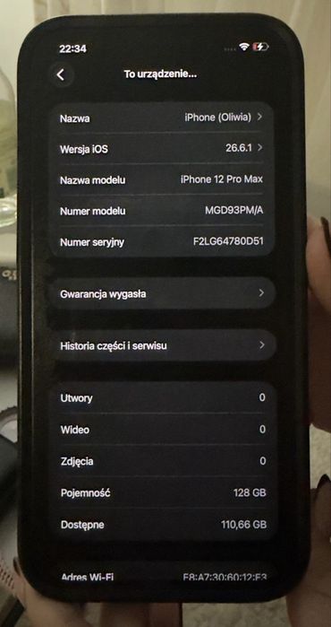 Iphone 12 Pro max 128 GB