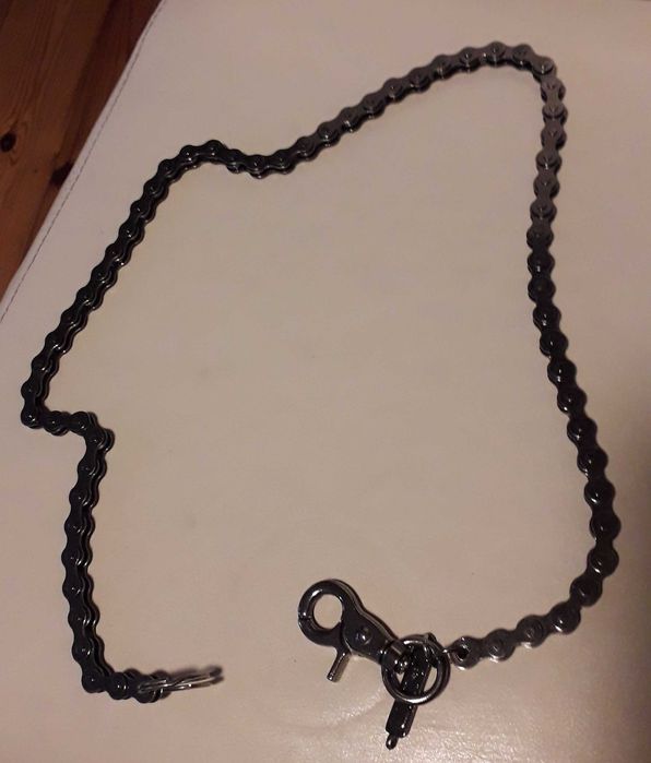 Łańcuch przywieszka gadżet ozdoba do spodni kluczy portfela 80 cm Nowy