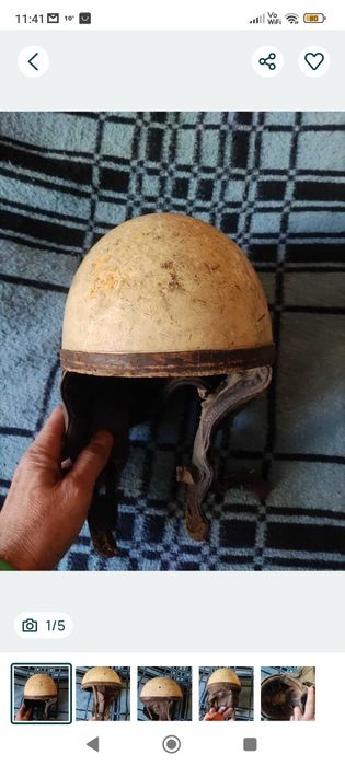 Kask z czasów PRL Nitron