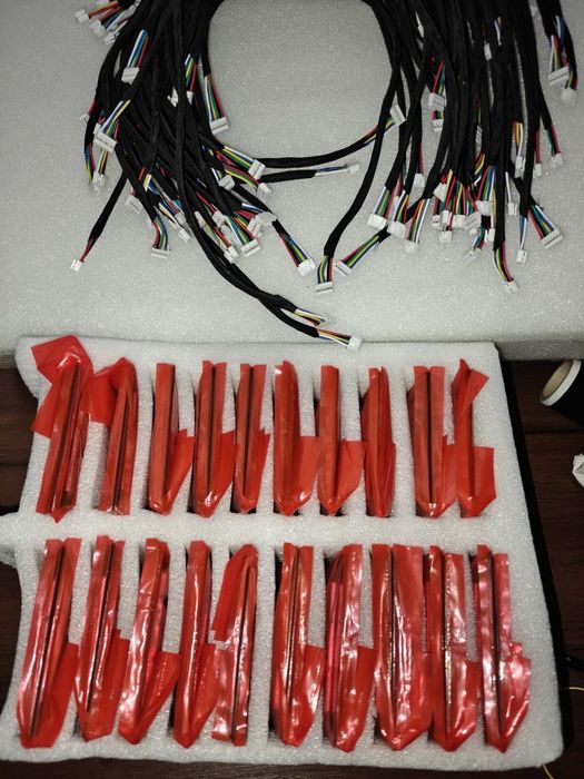 JK BMS PB2A16S20P V19, PB2A16S15P, B2A8S20P, B1A8S20P, дисплеї, клеми прохідні