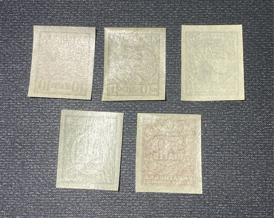 СТАН ІДЕАЛ! Перші поштові марки України УНР 1918-1921 рр. Оригінали!