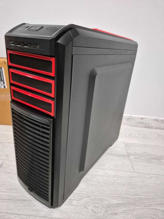 ATX корпус DeepCool Kendomen RED (2x120mm FAN +реобас) Продув.