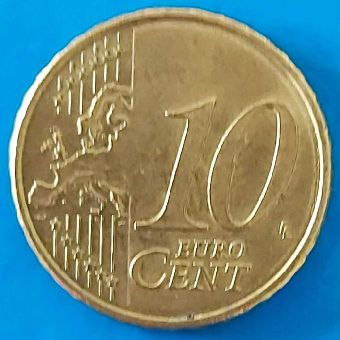 10 Cêntimos de 2014 de Espanha,  Miguel Cervantes