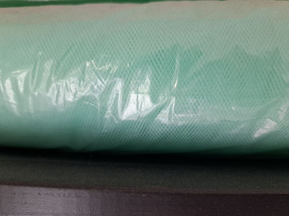 Tiul miękki materiał welonowy włoski na metry miętowy mięta