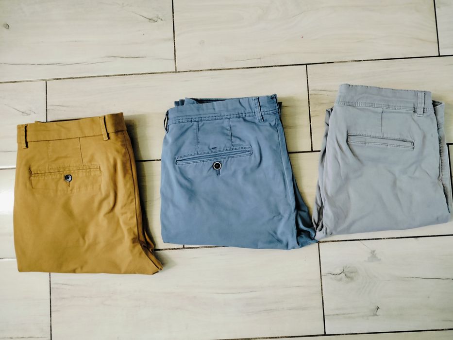 3x spodnie męskie RESERVED 34 i 36