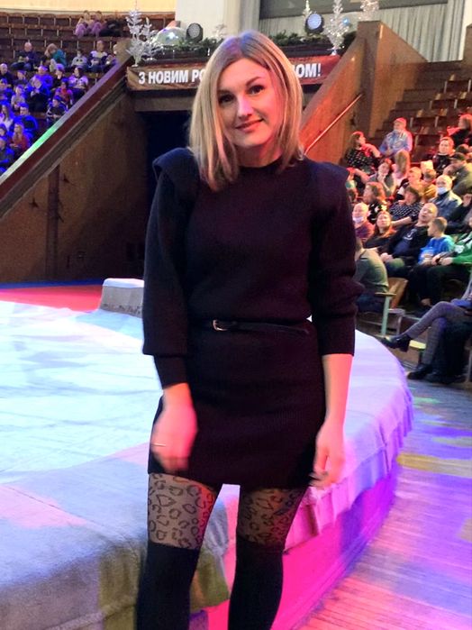 Сукня светр чорний, теплий р м