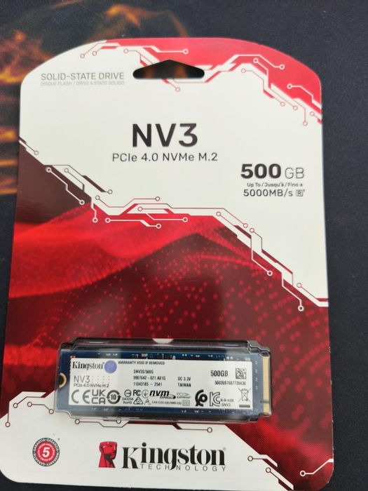 SSD диск Kingston NV3 500GB