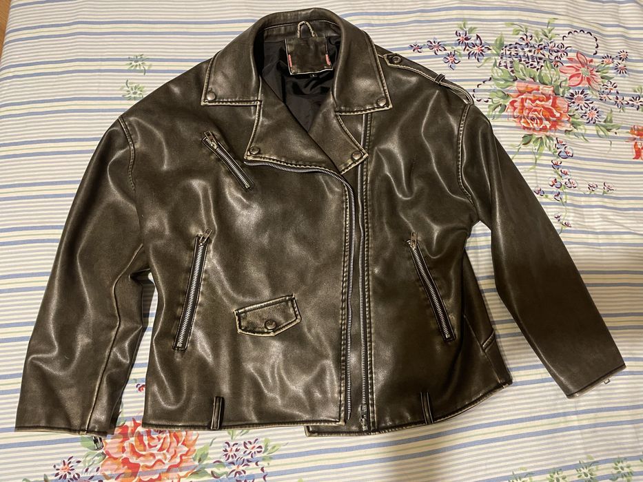 Куртка жіноча кожзам