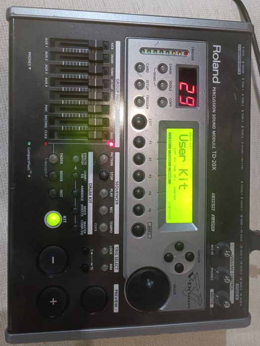 Vendo módulo Roland td20x