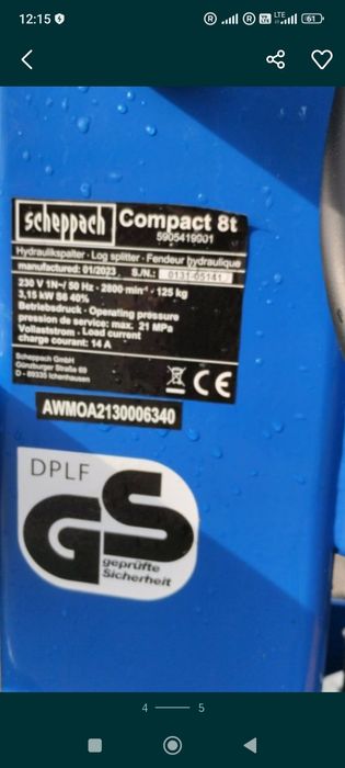 Zageszczarka . Glebogryzarka. Młot.Drabina. Łuparka do drewna.