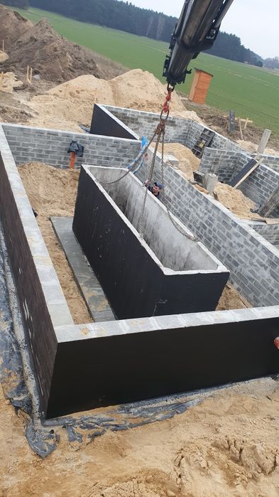 Szambo betonowe z montażem 10m3 zbiornik betonowy zbiornik na wodę 12